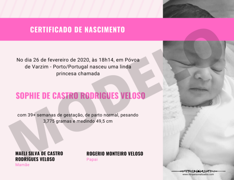 Certificado de Nascimento