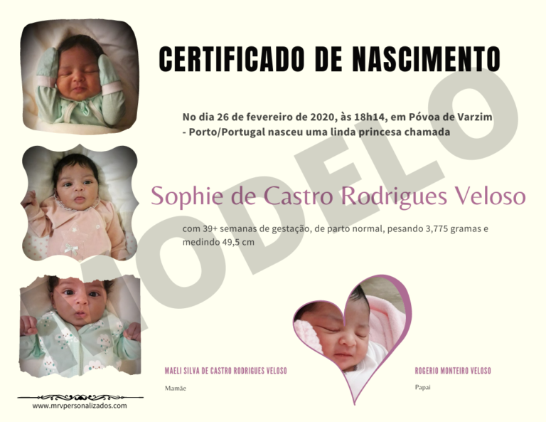 Certificado de Nascimento